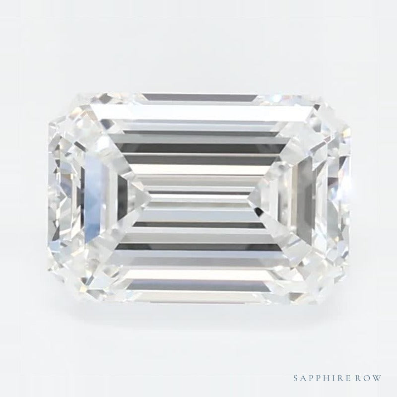 0.75 ct lab-grown diamond, emerald cut | Sapphire Row · cut6