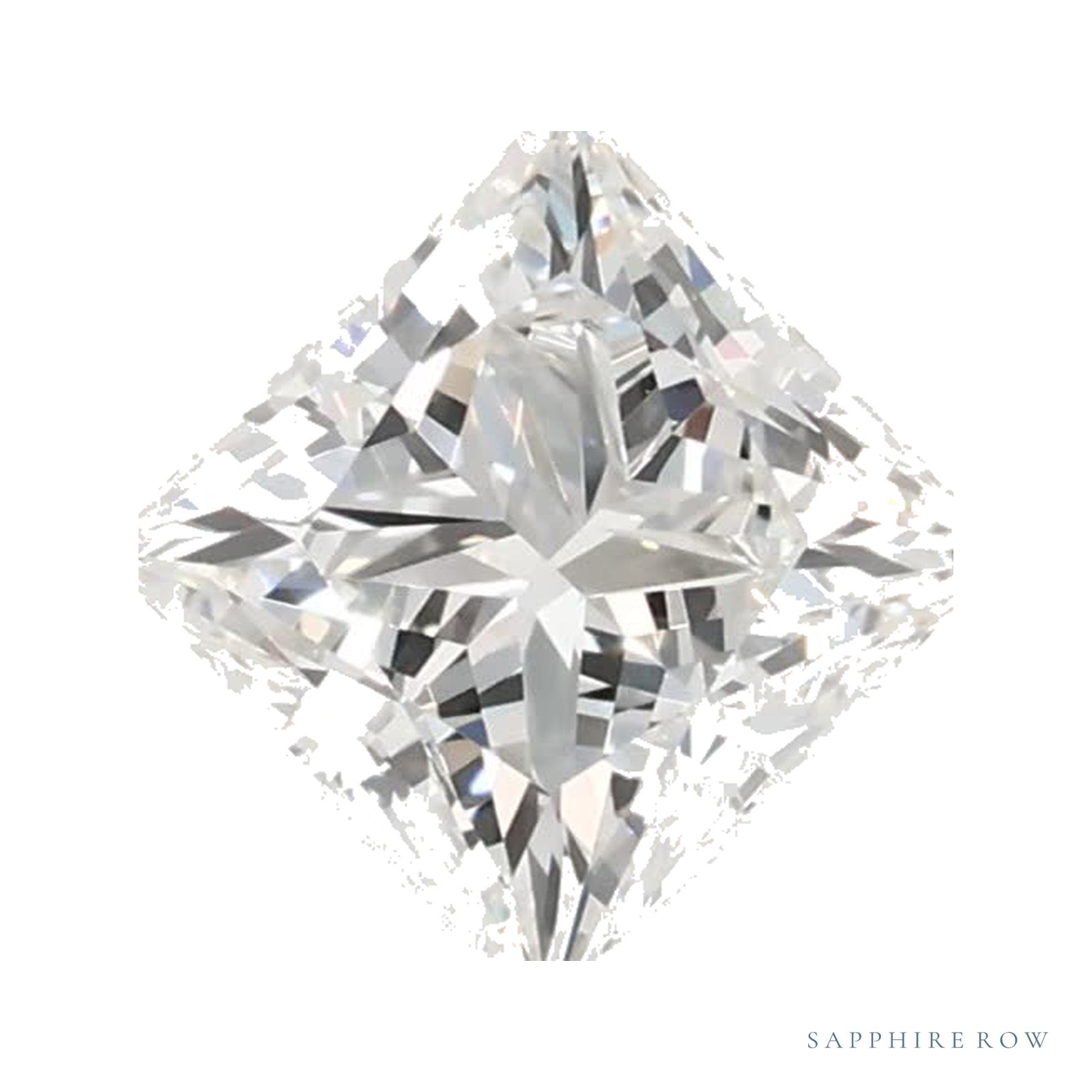 0.75 ct Square Lab-Grown Diamond – F VVS2 — Sapphire Row · cut · cut3 · cut4