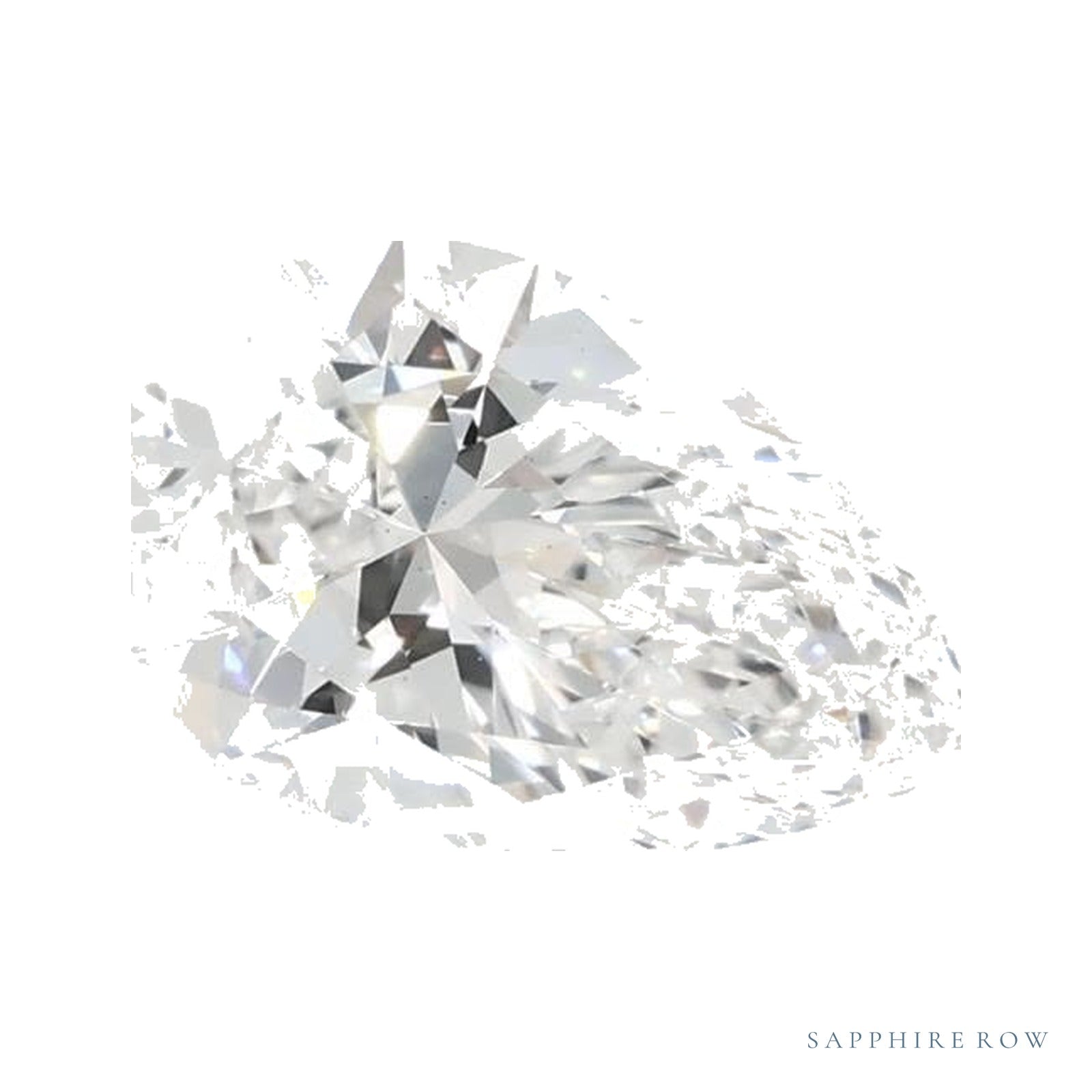 0.74 ct Pear Lab-Grown Diamond – D VS2 — Sapphire Row · cut · cut3 · cut4