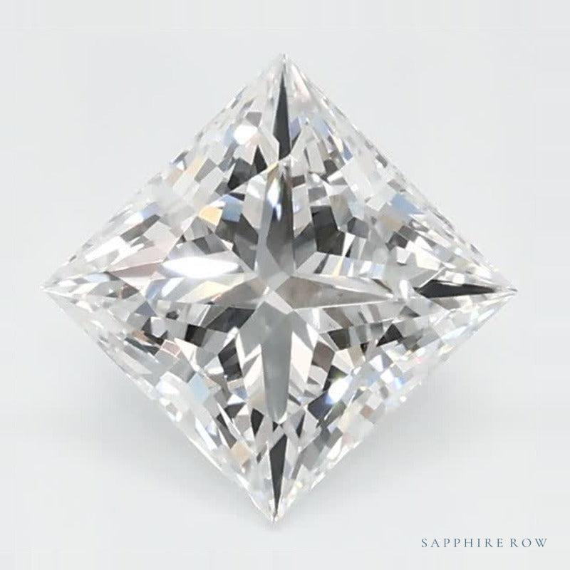 0.74 ct lab-grown diamond, square cut | Sapphire Row · cut7