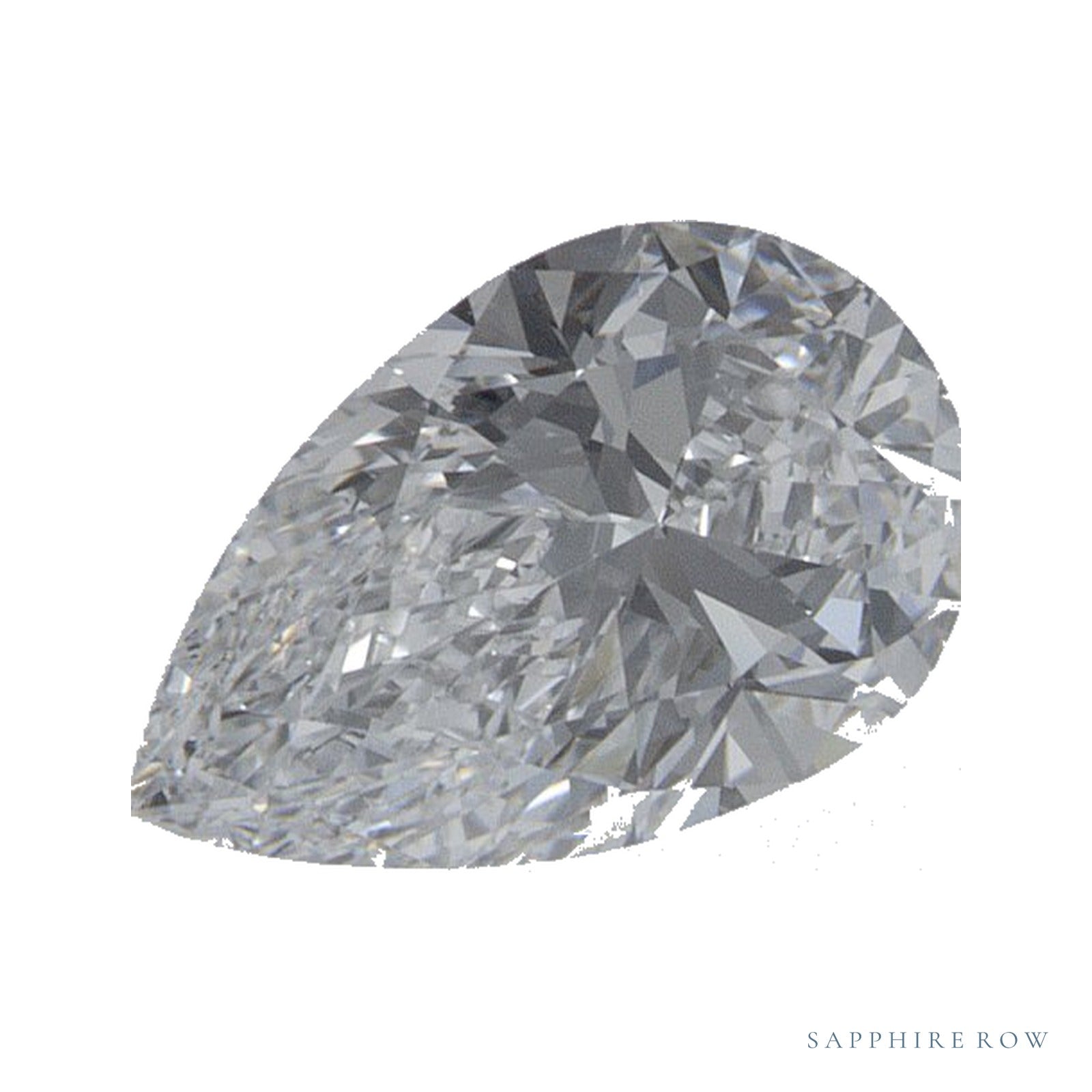 0.74 ct Pear Lab-Grown Diamond – D VVS2 — Sapphire Row · cut · cut3 · cut4