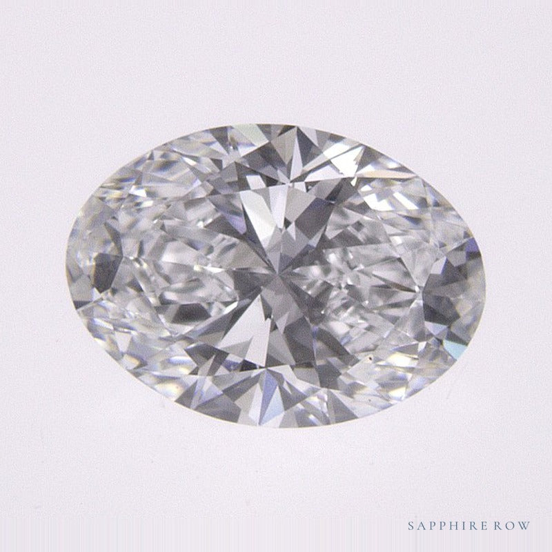 0.74 ct lab-grown diamond, oval cut | Sapphire Row · cut7