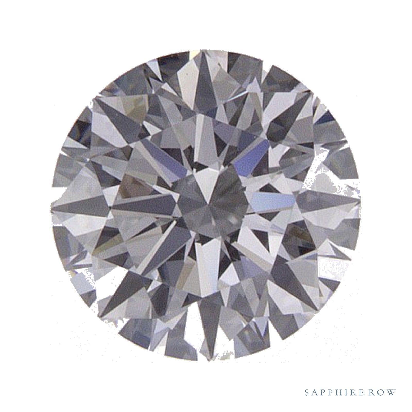 0.74 ct Round Lab-Grown Diamond – D VVS2 — Sapphire Row · cut · cut3 · cut4