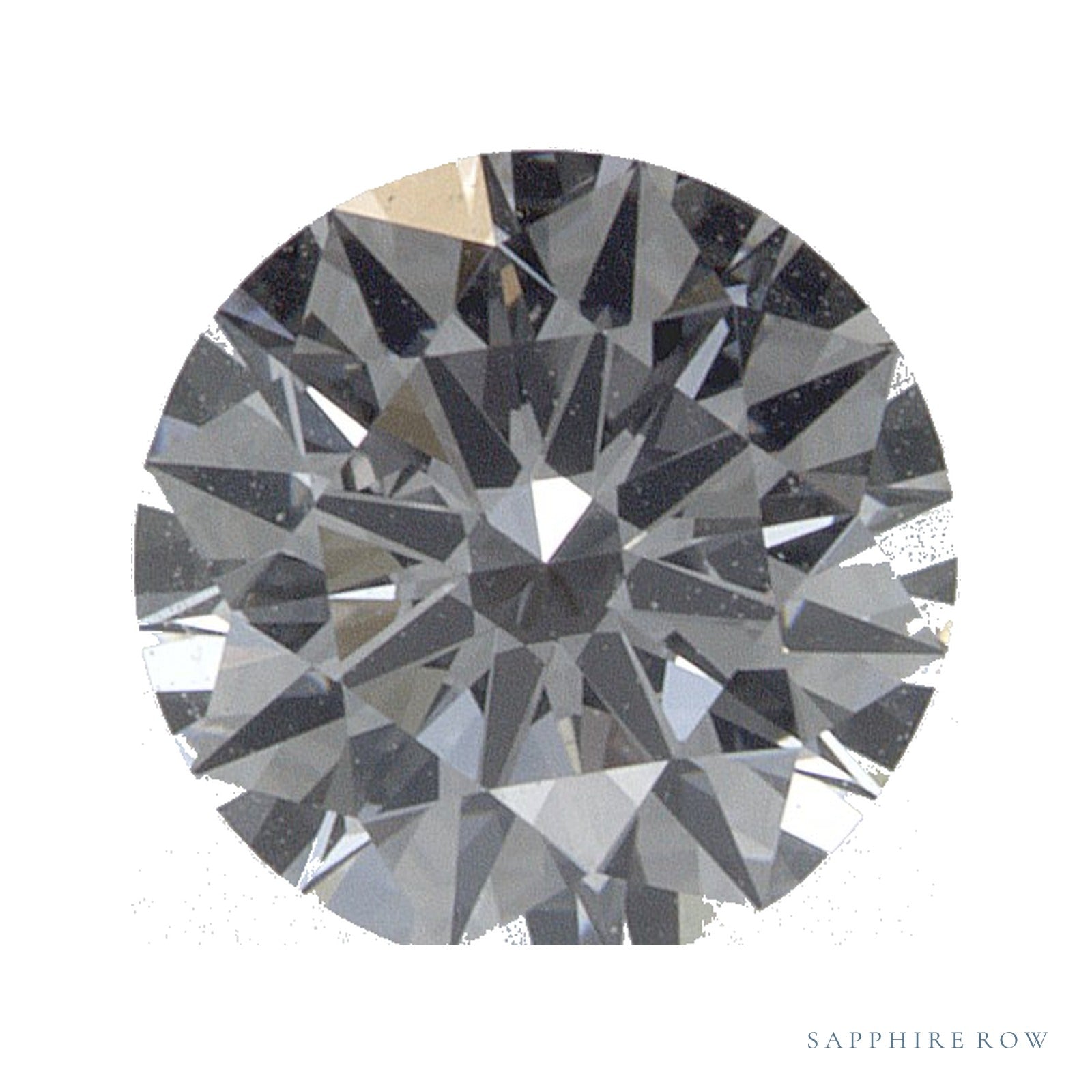 0.74 ct lab-grown diamond, round cut | Sapphire Row · cut4