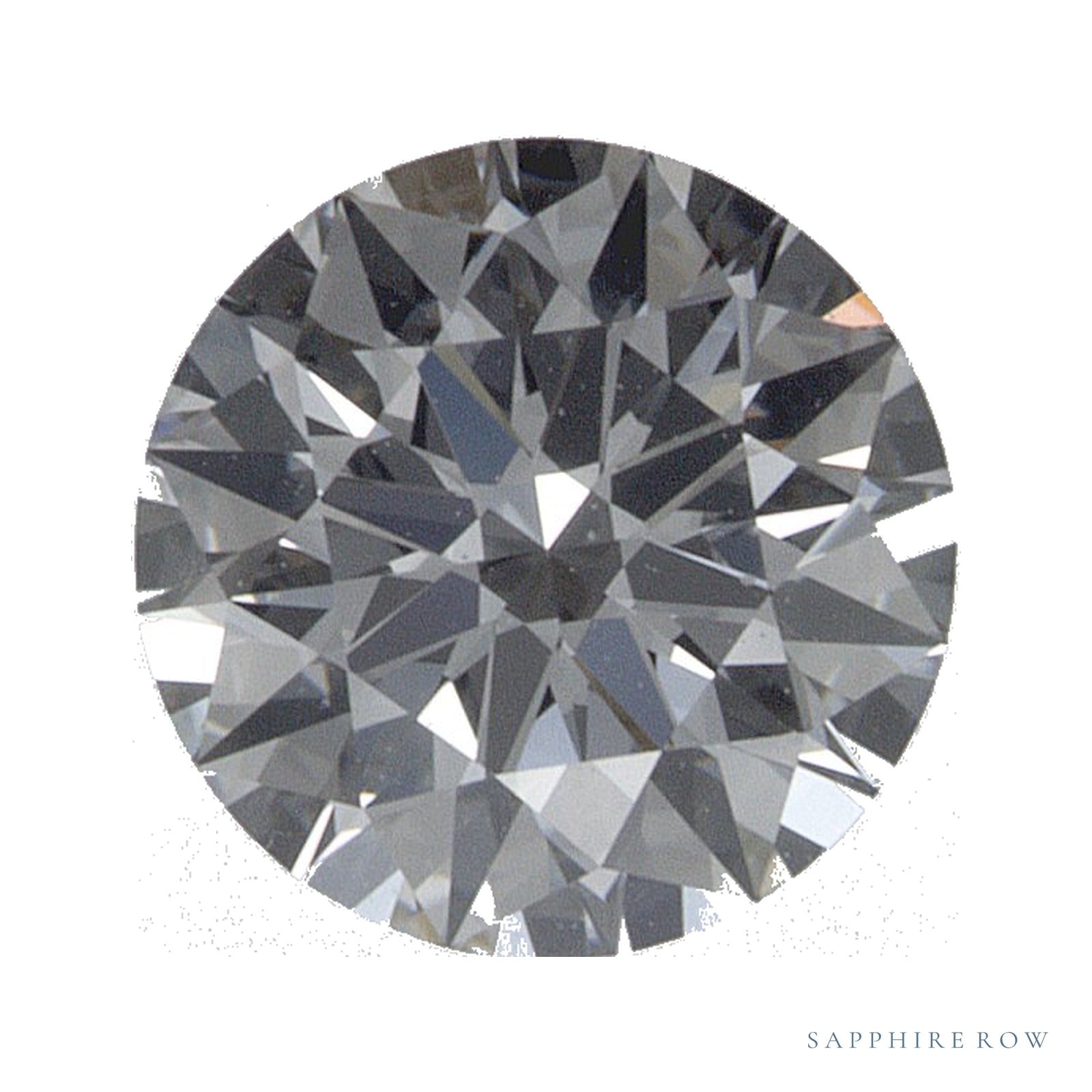 0.74 ct lab-grown diamond, round cut | Sapphire Row · cut4