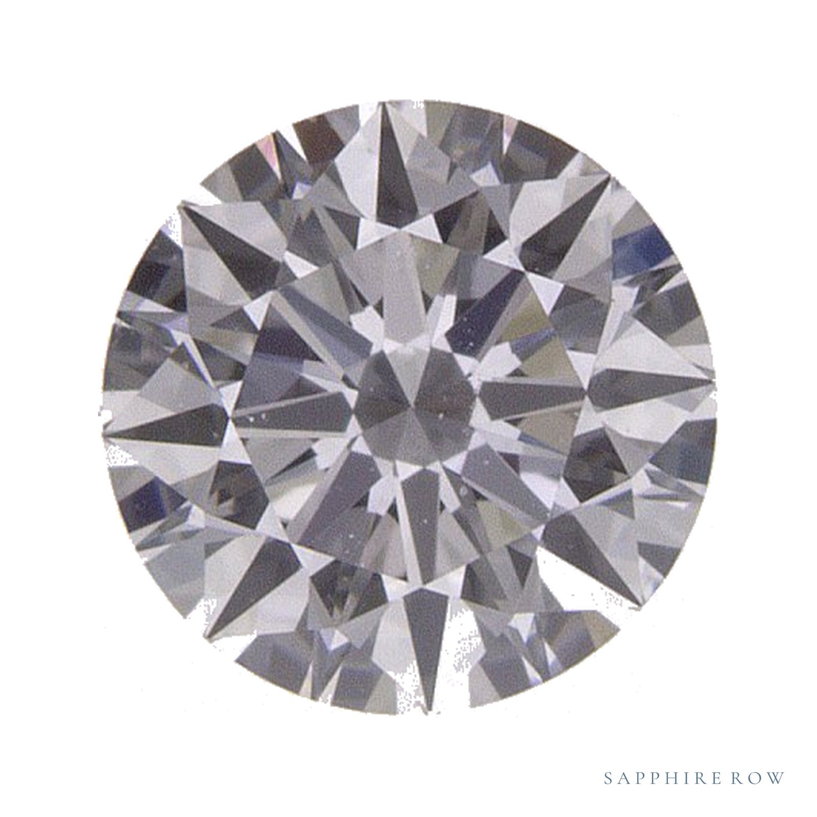 0.74 ct lab-grown diamond, round cut | Sapphire Row · cut4