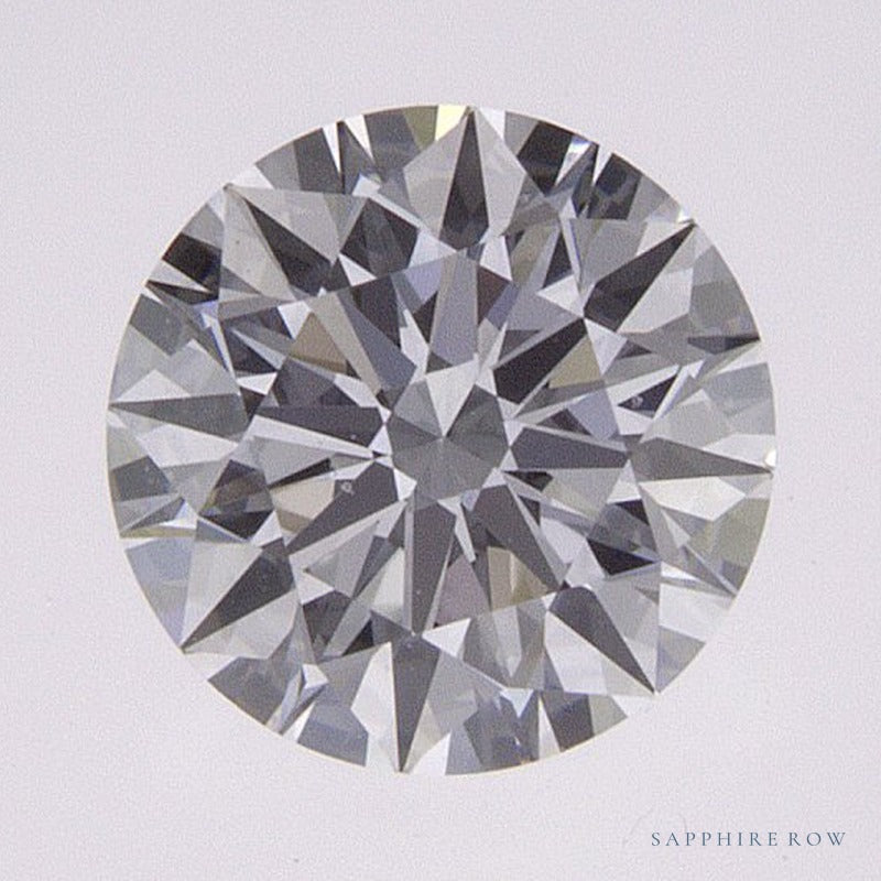 0.74 ct lab-grown diamond, round cut | Sapphire Row · cut6