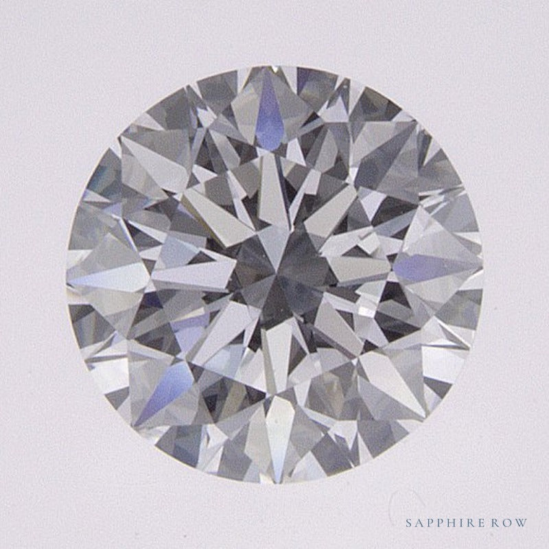 0.74 ct lab-grown diamond, round cut | Sapphire Row · cut6