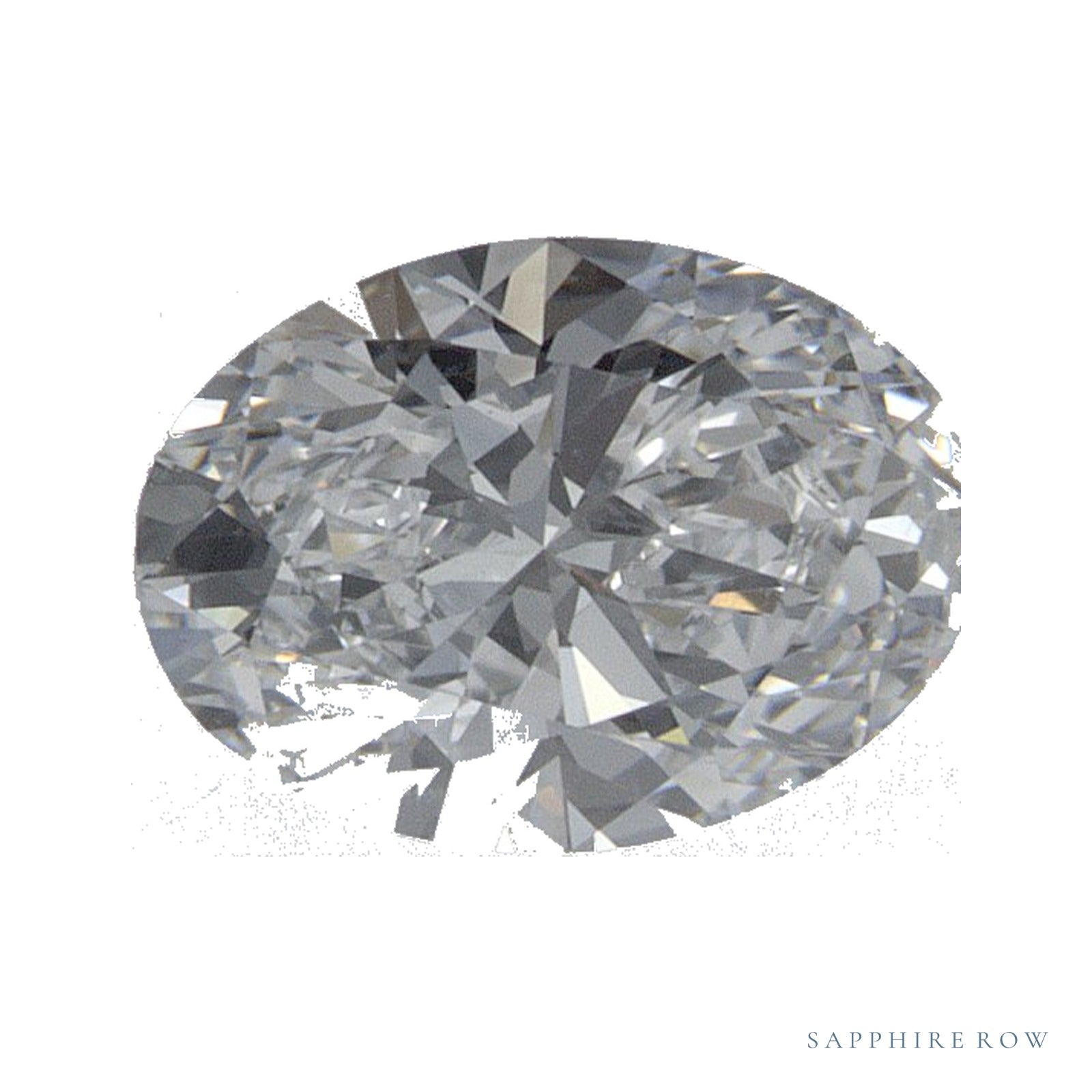 0.73 ct Oval Lab-Grown Diamond – E VS1 — Sapphire Row · cut · cut3 · cut4