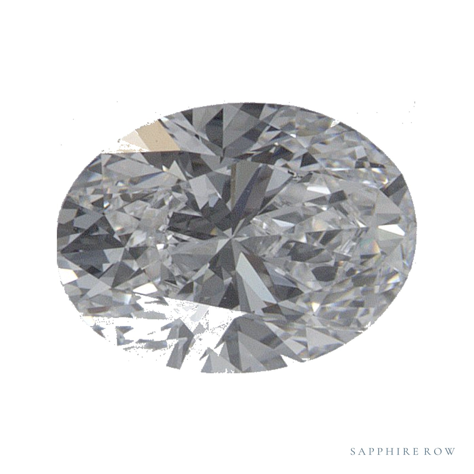 0.73 ct Oval Lab-Grown Diamond – D VS1 — Sapphire Row · cut · cut3 · cut4