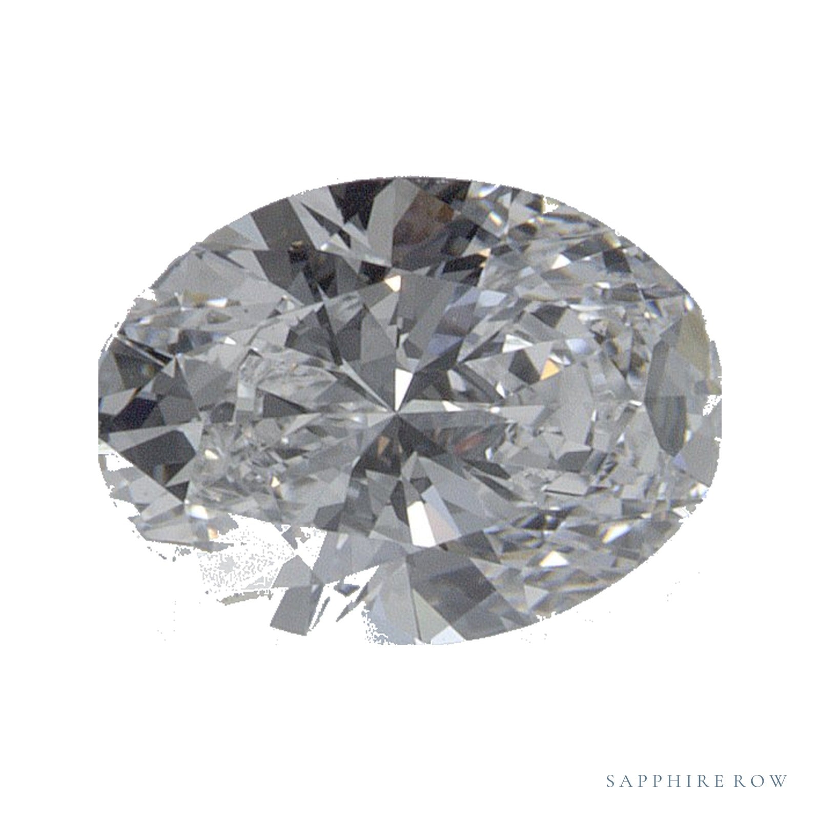 0.73 ct lab-grown diamond, oval cut | Sapphire Row · cut4
