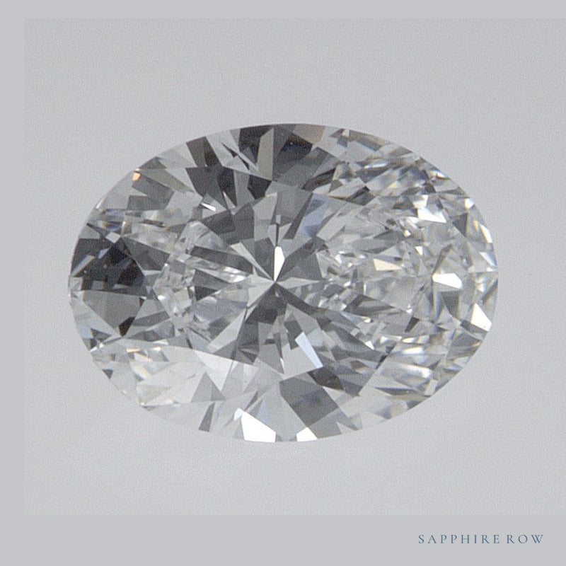 0.73 ct lab-grown diamond, oval cut | Sapphire Row · cut6