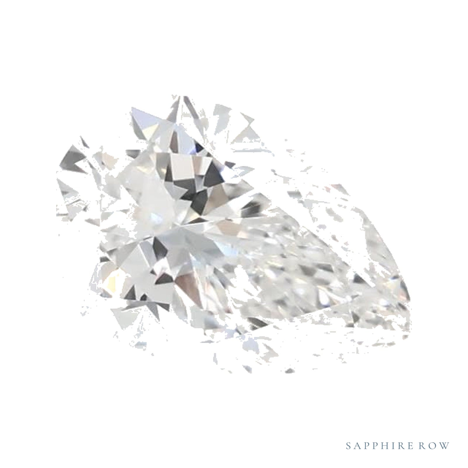 0.73 ct Pear Lab-Grown Diamond – E VVS2 — Sapphire Row · cut · cut3 · cut4