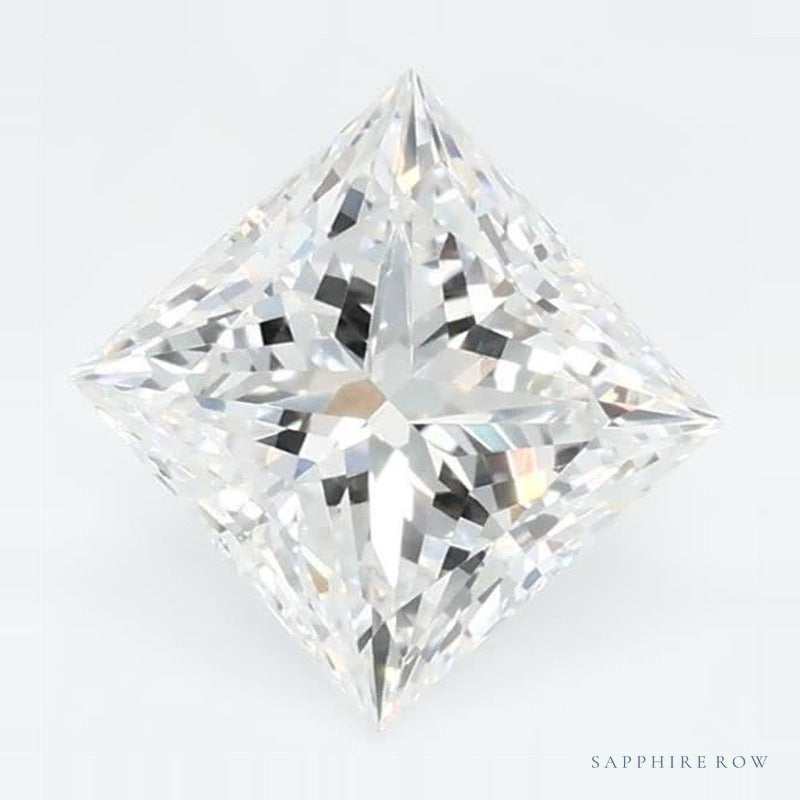 0.73 ct lab-grown diamond, square cut | Sapphire Row · cut7