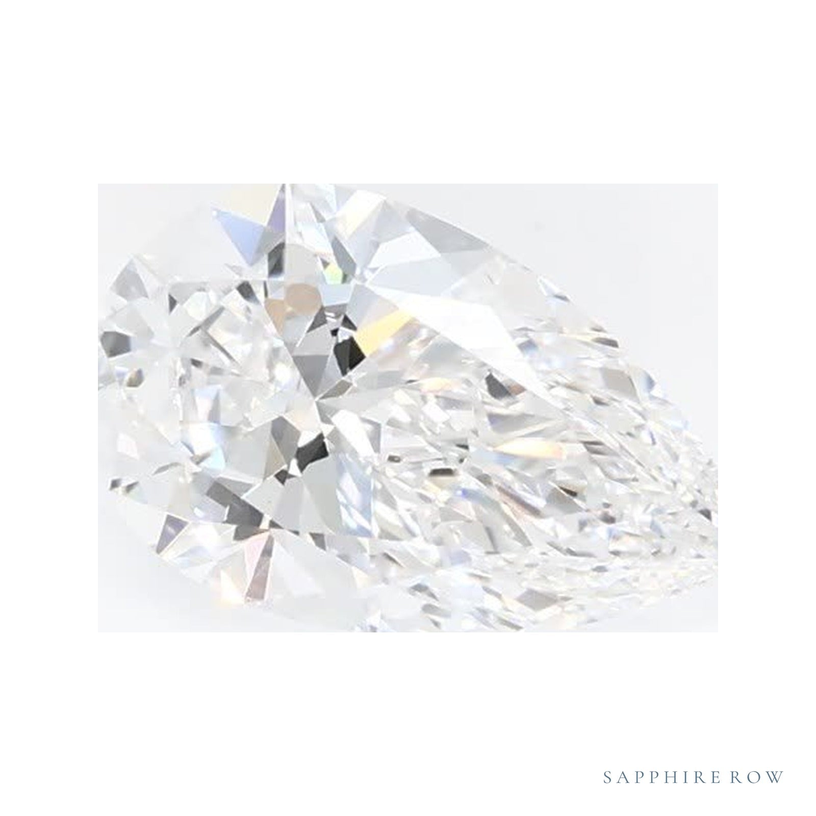 0.73 ct lab-grown diamond, pear cut | Sapphire Row · cut4