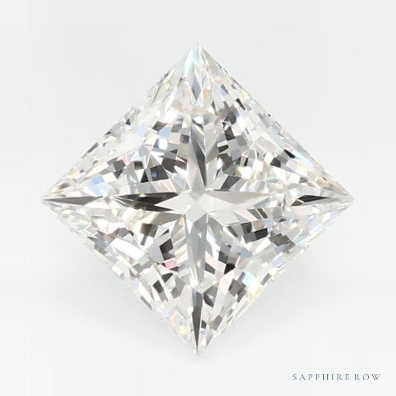 0.73 ct lab-grown diamond, square cut | Sapphire Row · cut7