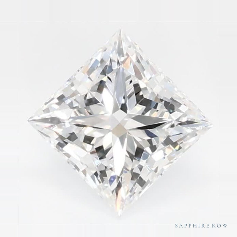 0.73 ct lab-grown diamond, square cut | Sapphire Row · cut7