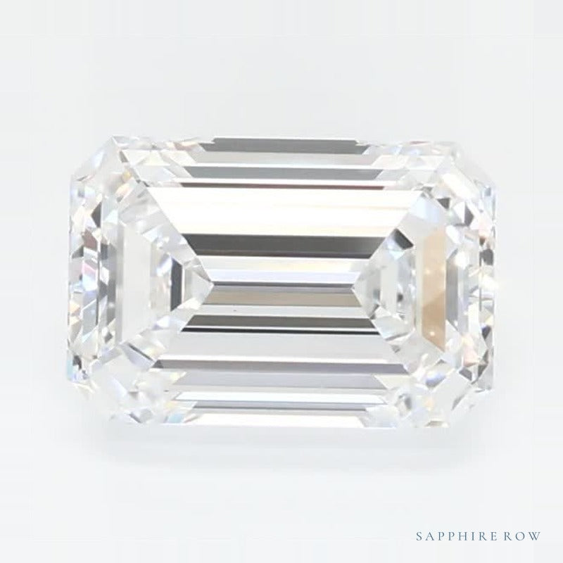 0.73 ct lab-grown diamond, emerald cut | Sapphire Row · cut6