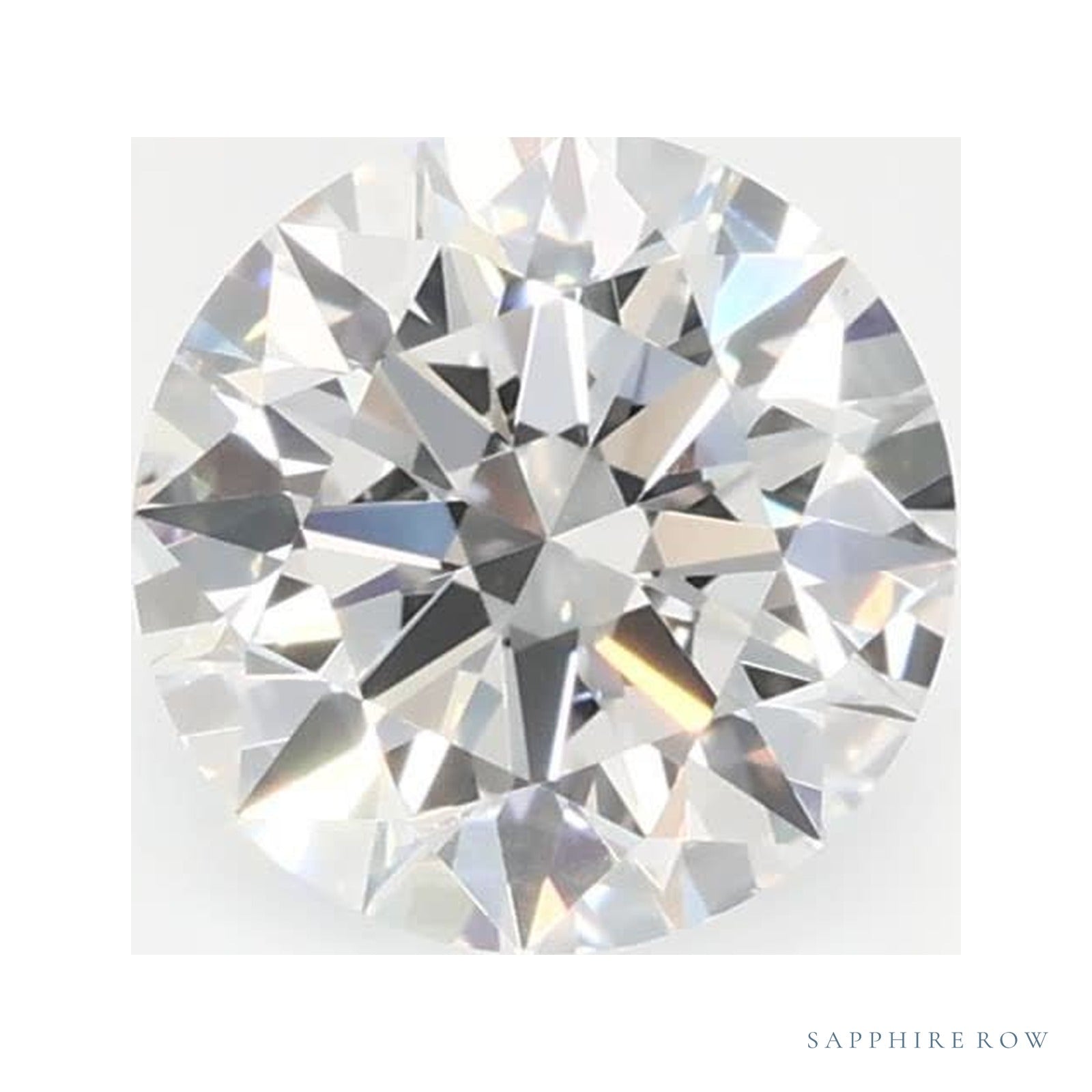 0.73 ct Round Lab-Grown Diamond – E VS1 — Sapphire Row · cut · cut3 · cut4