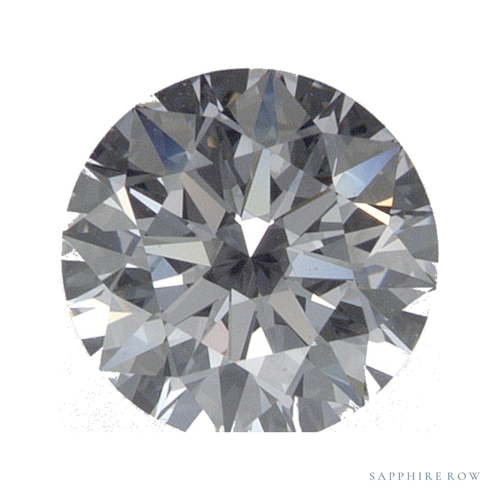 0.73 ct lab-grown diamond, round cut | Sapphire Row · cut4