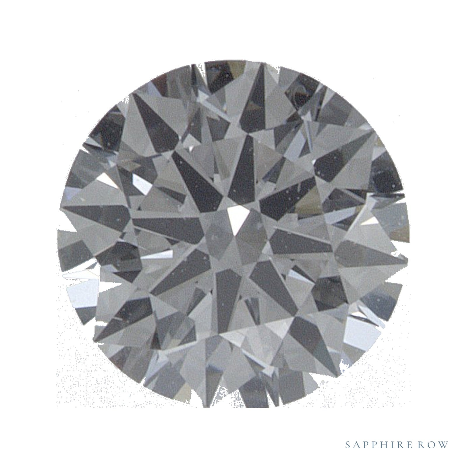 0.73 ct lab-grown diamond, round cut | Sapphire Row · cut4
