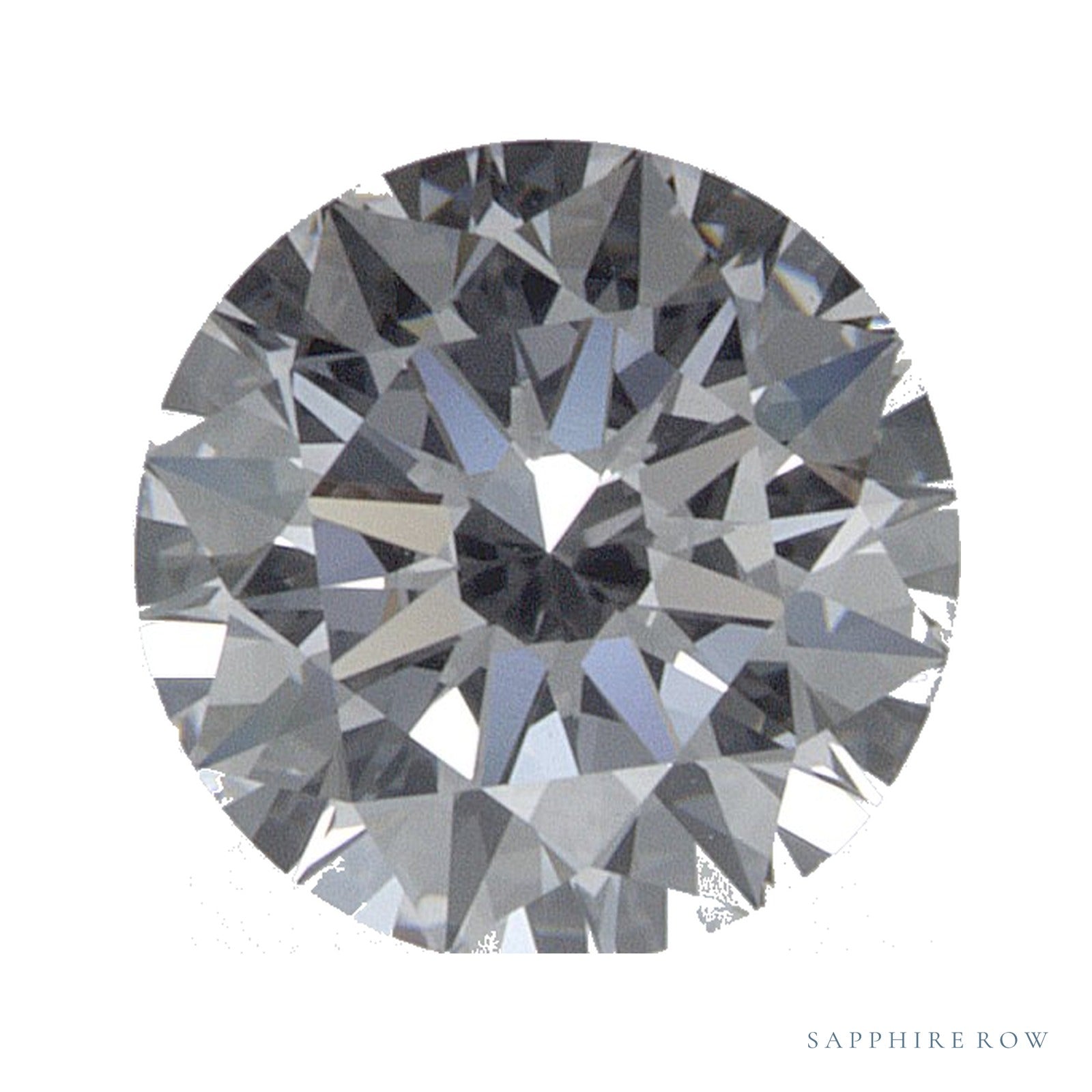 0.73 ct lab-grown diamond, round cut | Sapphire Row · cut4