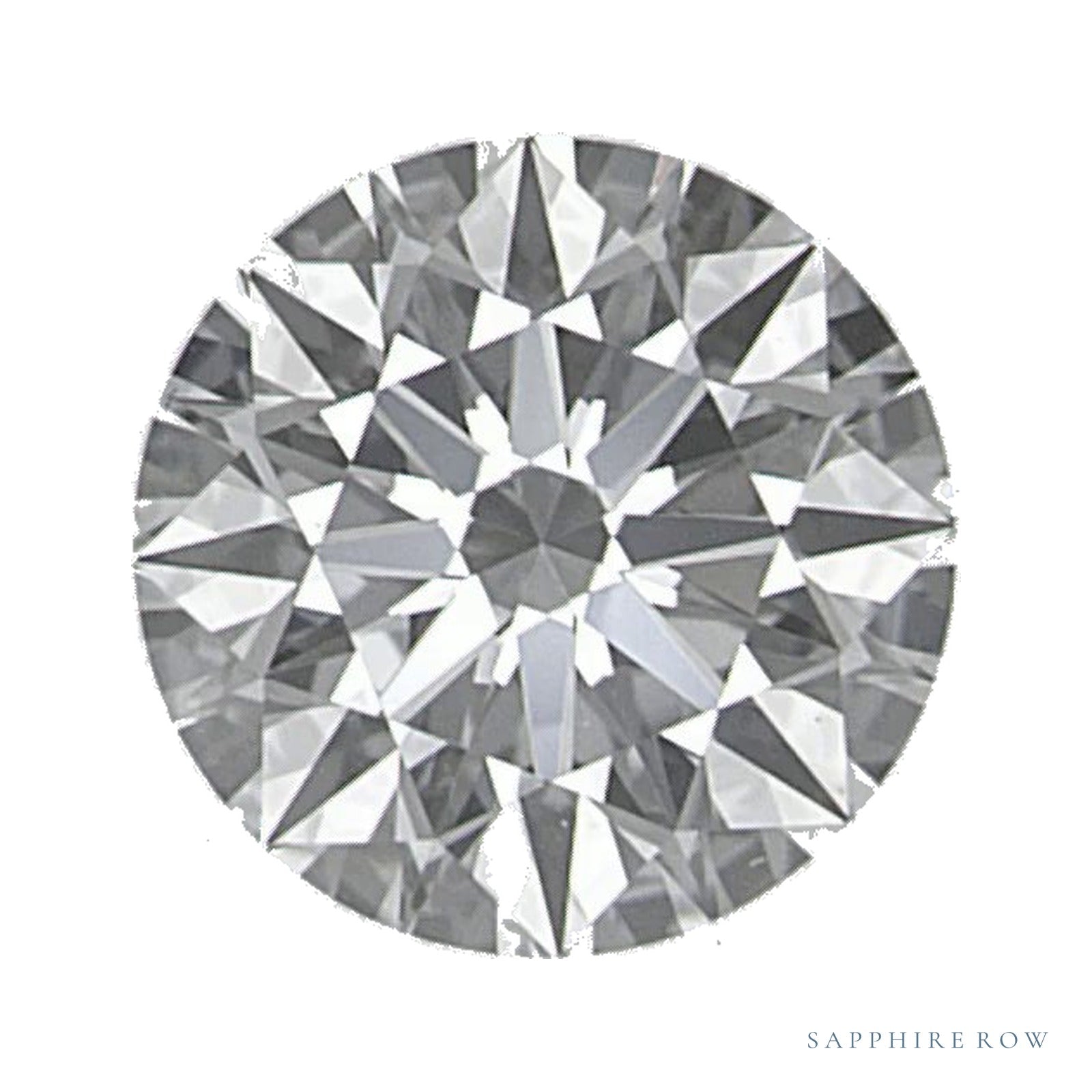 0.73 ct Round Lab-Grown Diamond – D VVS2 — Sapphire Row · cut · cut3 · cut4