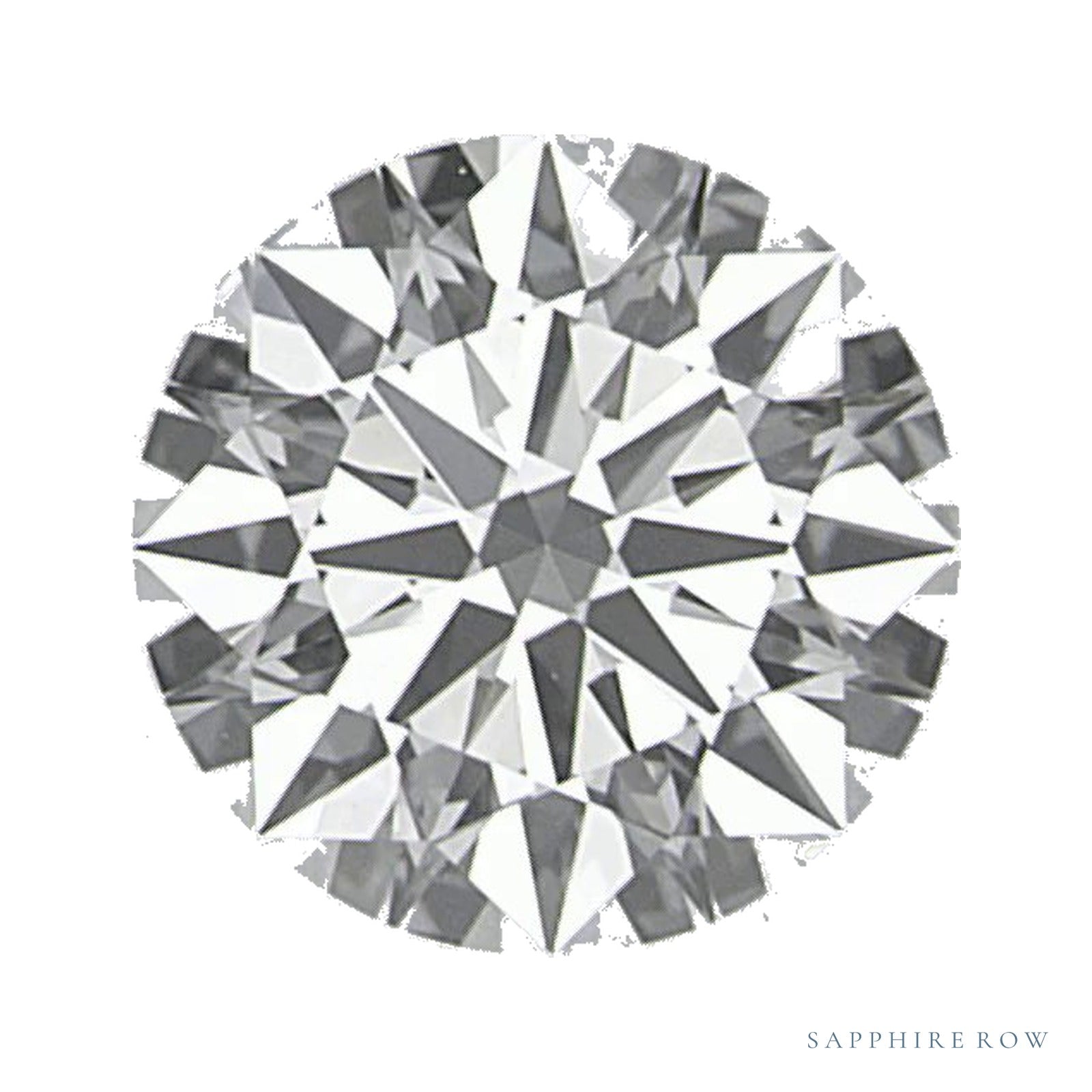 0.73 ct Round Lab-Grown Diamond – D VVS2 — Sapphire Row · cut · cut3 · cut4