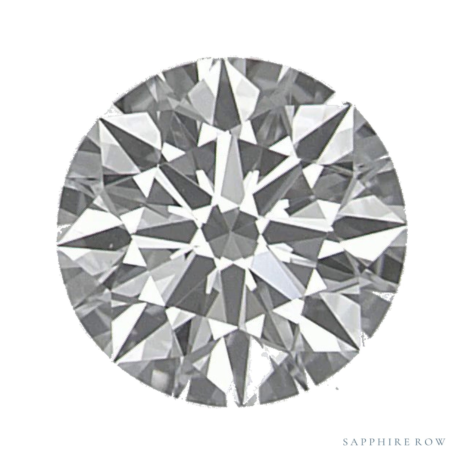 0.73 ct Round Lab-Grown Diamond – D VVS2 — Sapphire Row · cut · cut3 · cut4