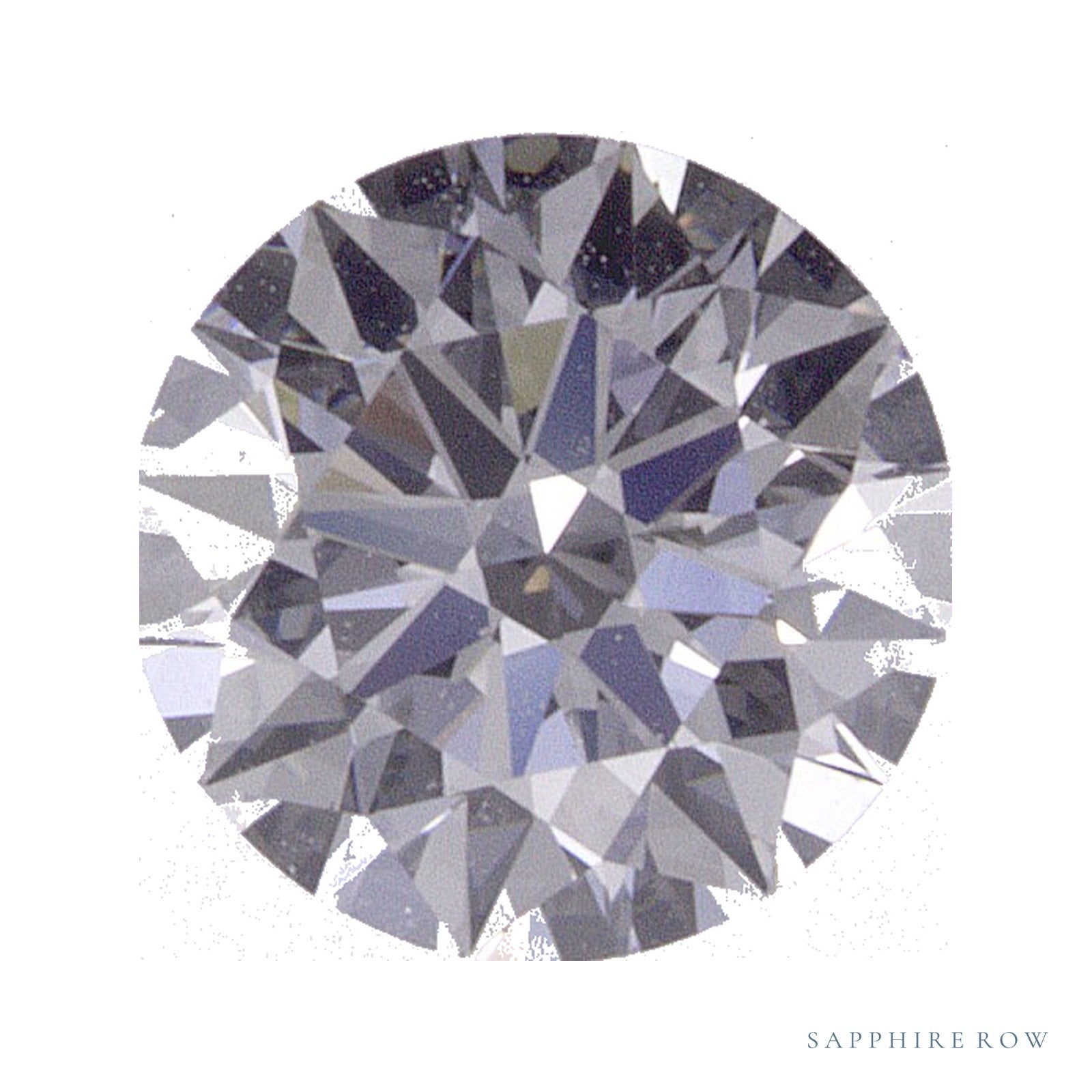 0.73 ct lab-grown diamond, round cut | Sapphire Row · cut4