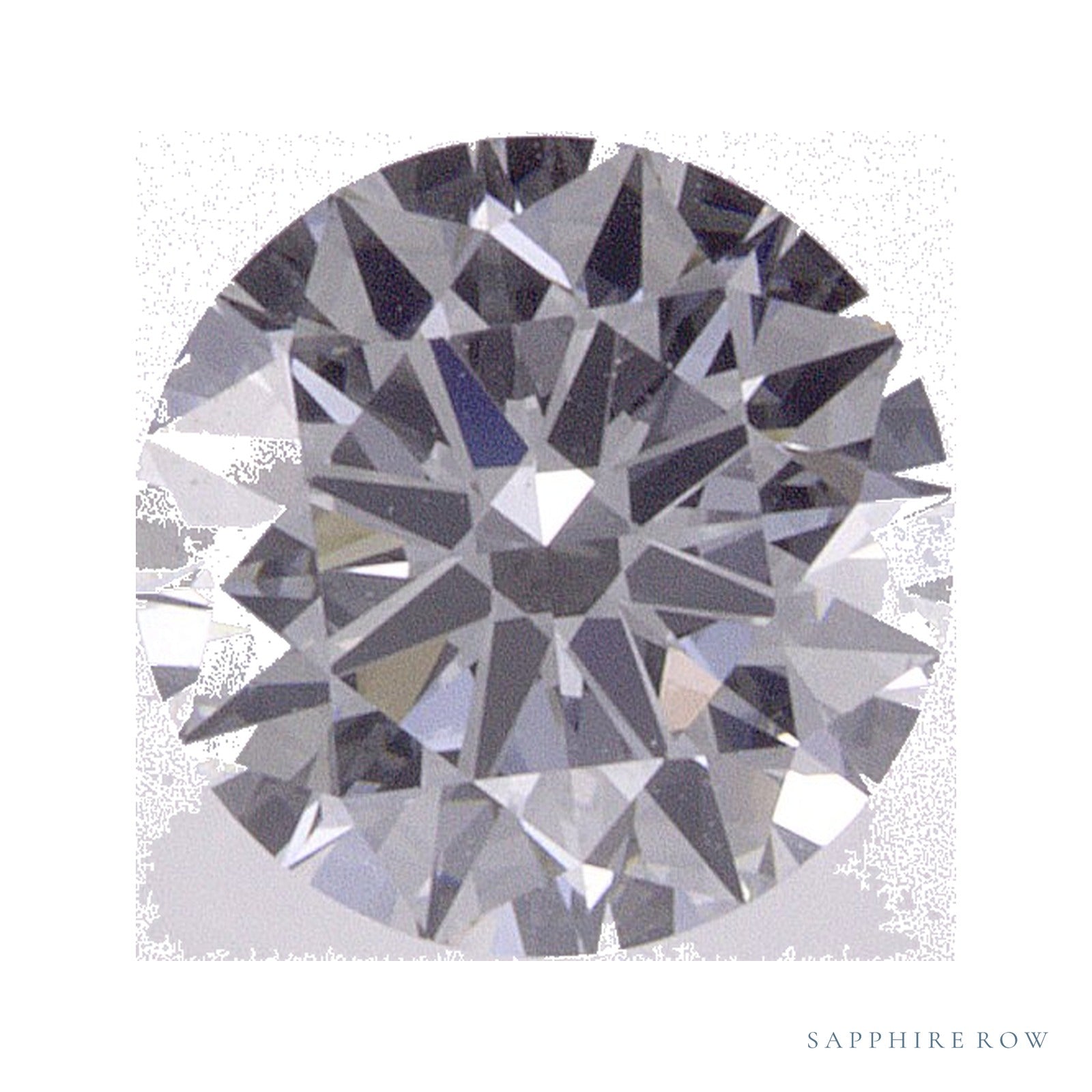 0.73 ct lab-grown diamond, round cut | Sapphire Row · cut4