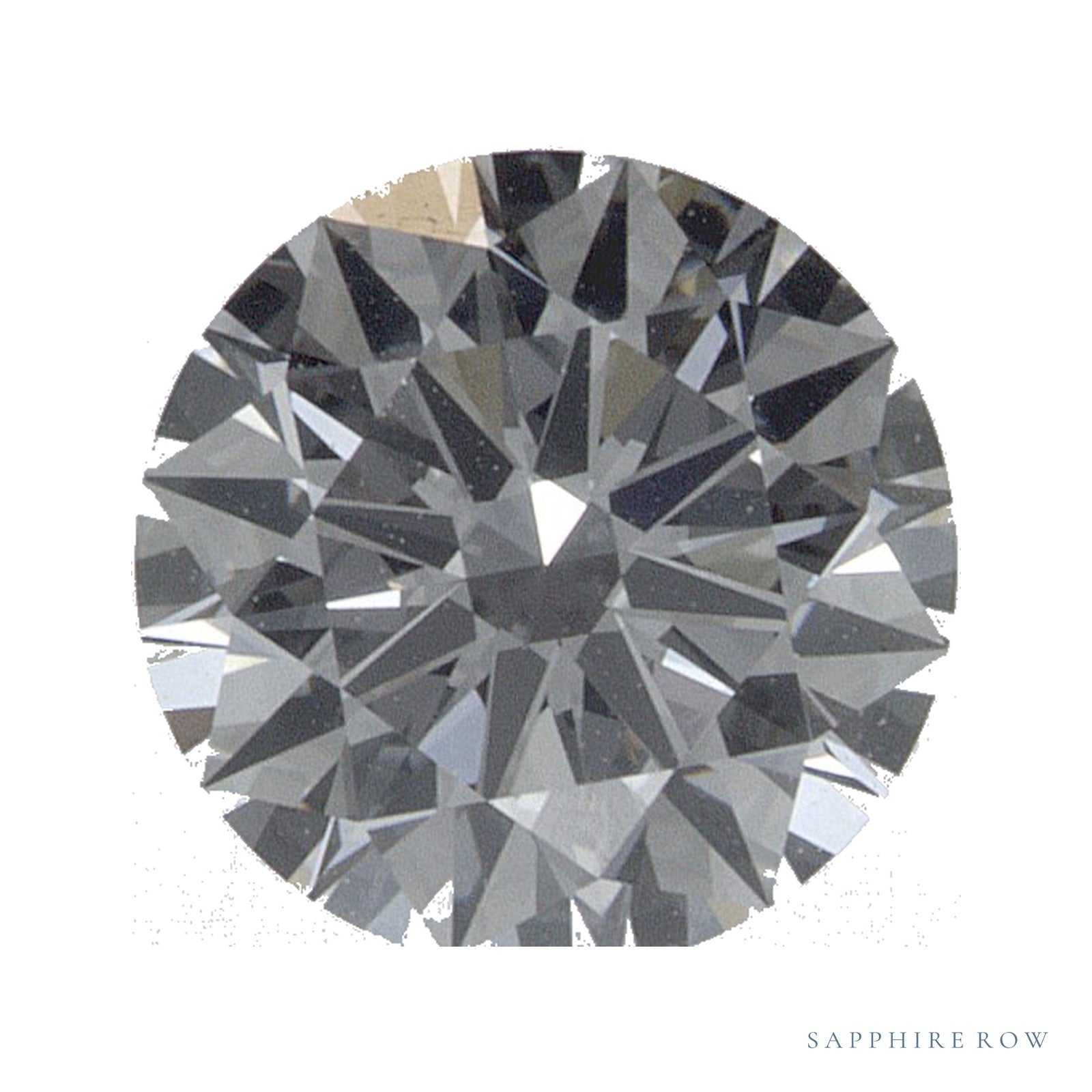 0.73 ct lab-grown diamond, round cut | Sapphire Row · cut4
