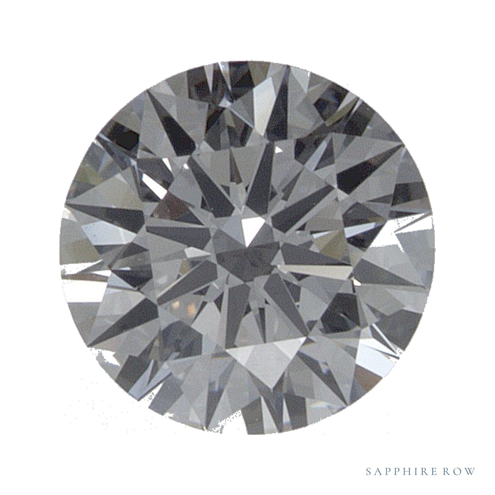 0.73 ct lab-grown diamond, round cut | Sapphire Row · cut4