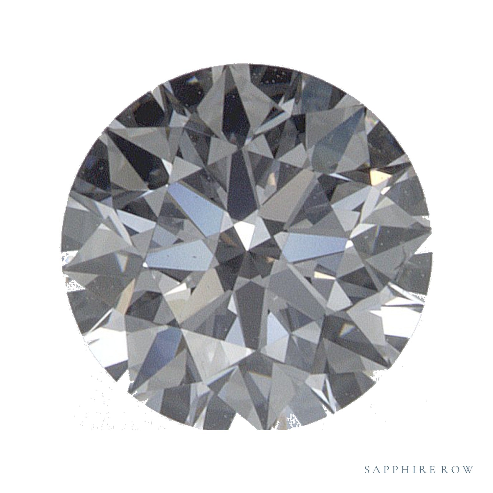 0.73 ct lab-grown diamond, round cut | Sapphire Row
