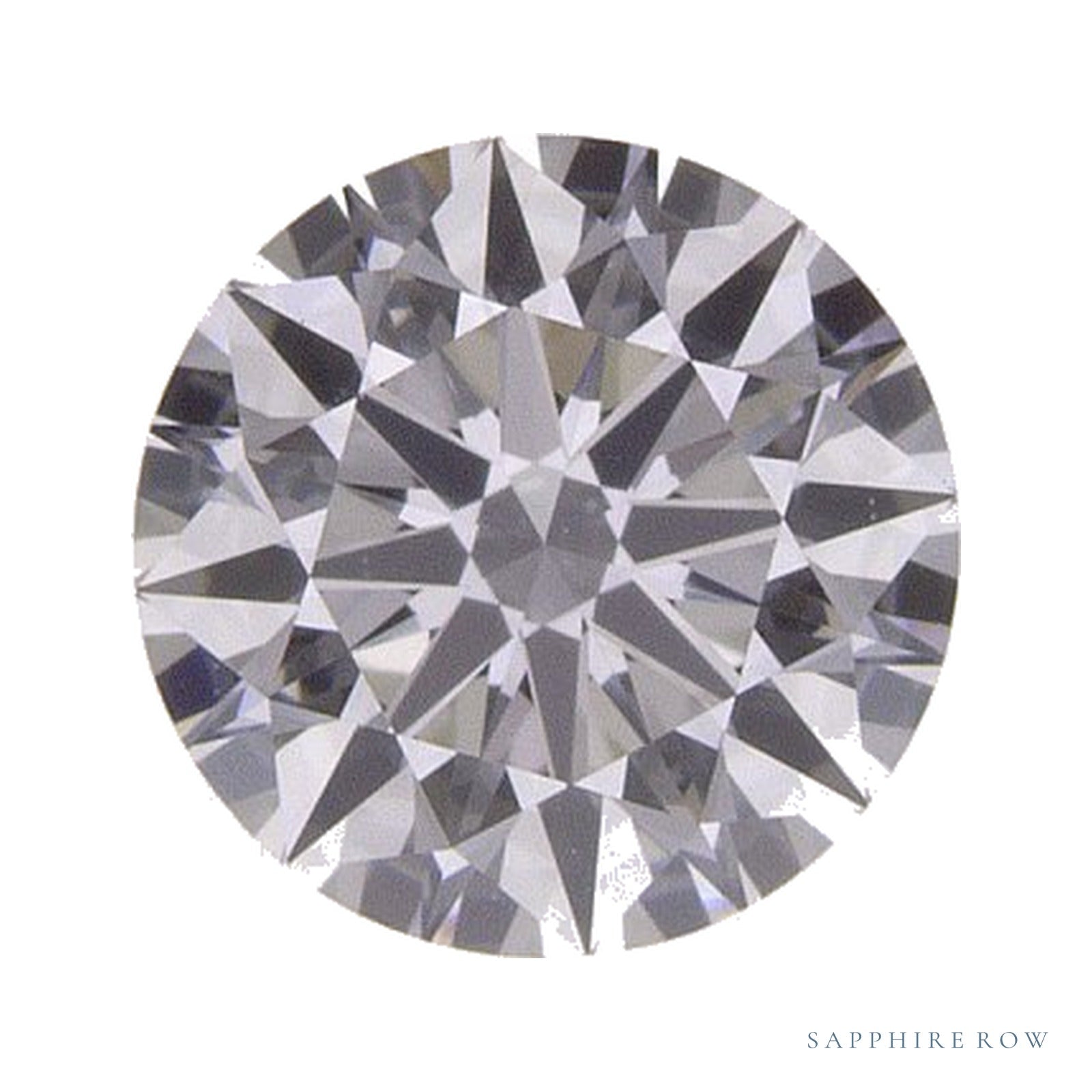 0.73 ct lab-grown diamond, round cut | Sapphire Row · cut4