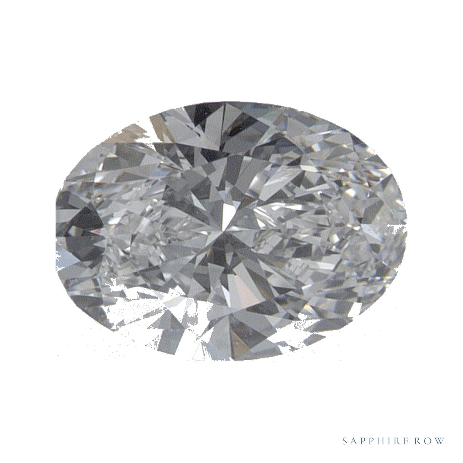 0.72 ct lab-grown diamond, oval cut | Sapphire Row · cut4