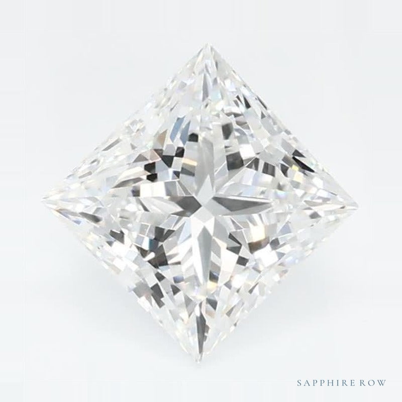 0.72 ct lab-grown diamond, square cut | Sapphire Row · cut7