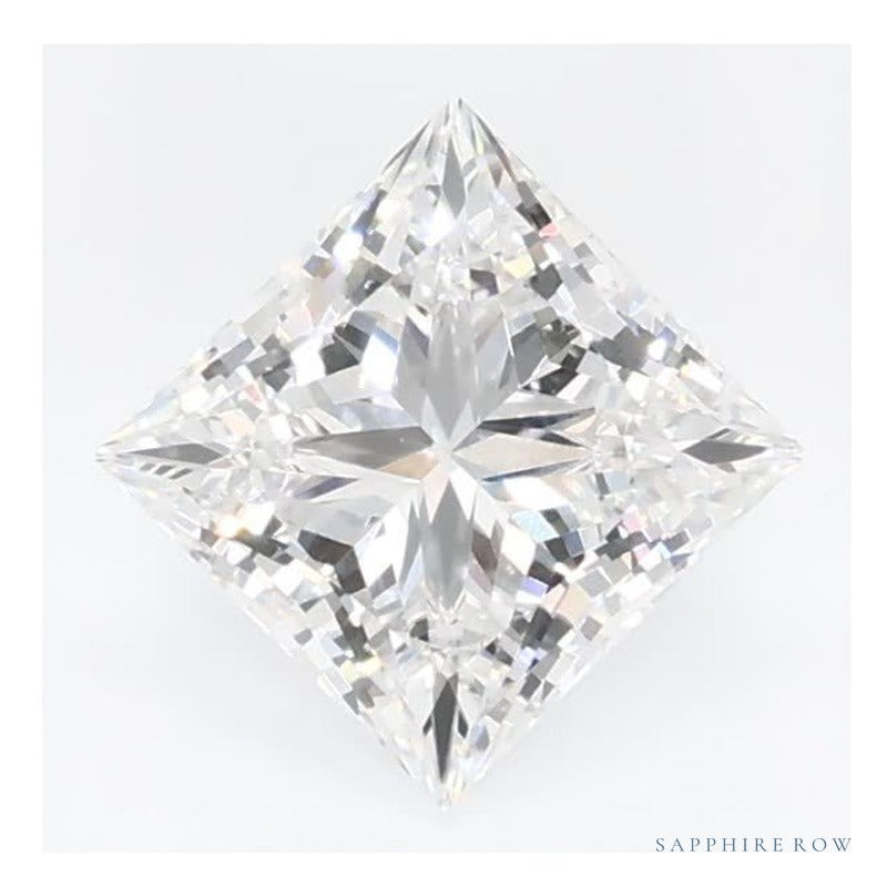 0.72 ct lab-grown diamond, square cut | Sapphire Row · cut7