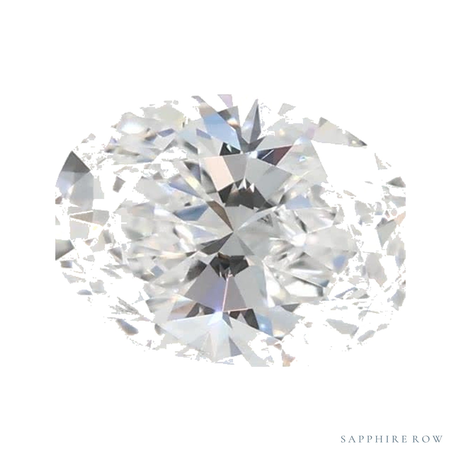 0.72 ct Oval Lab-Grown Diamond – D SI1 — Sapphire Row · cut · cut3 · cut4