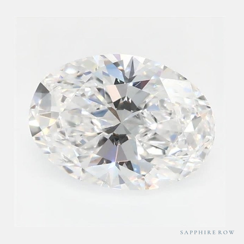 0.72 ct lab-grown diamond, oval cut | Sapphire Row · cut6