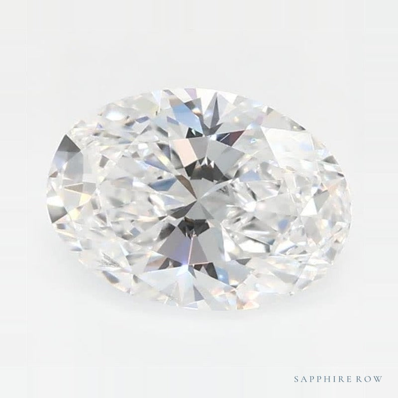 0.72 ct lab-grown diamond, oval cut | Sapphire Row · cut7