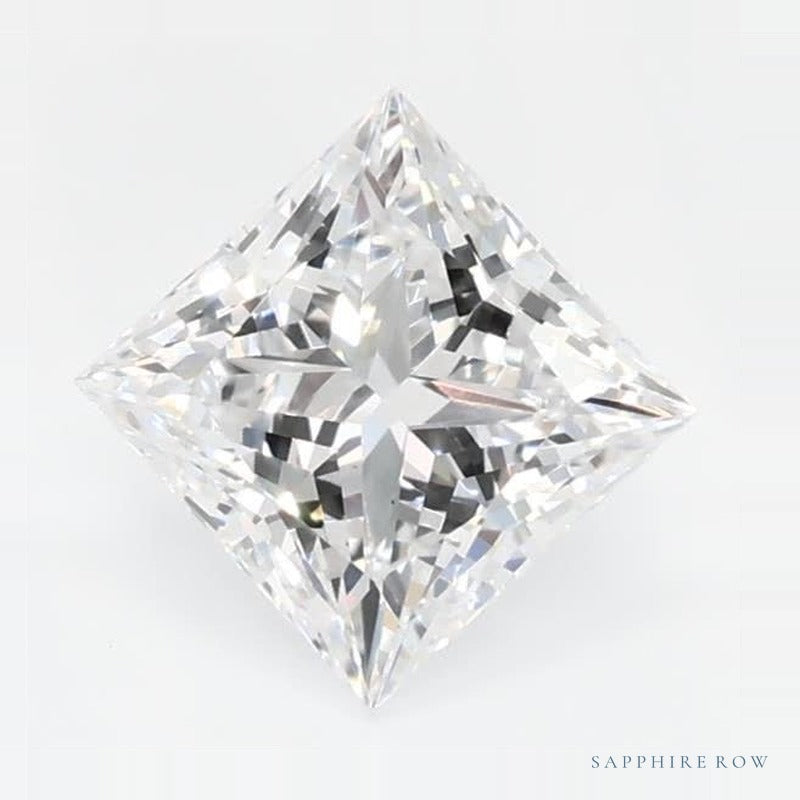 0.72 ct lab-grown diamond, square cut | Sapphire Row · cut7