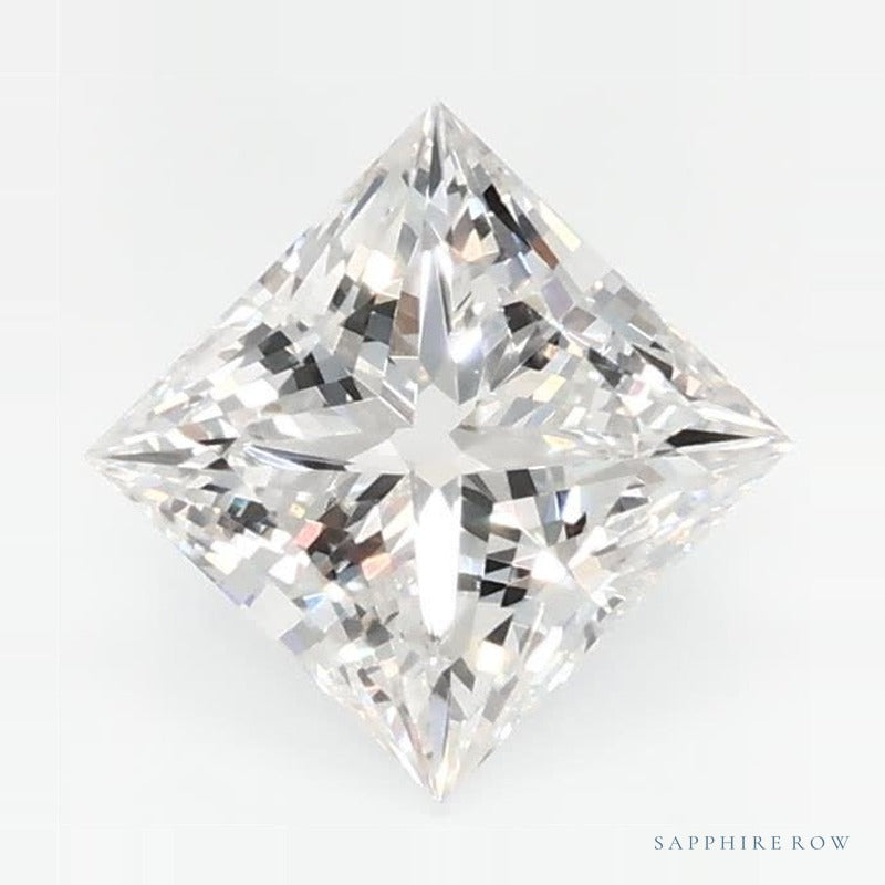 0.72 ct lab-grown diamond, square cut | Sapphire Row · cut7