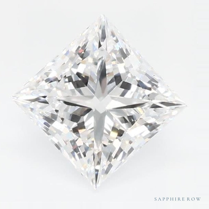 0.72 ct lab-grown diamond, square cut | Sapphire Row · cut7
