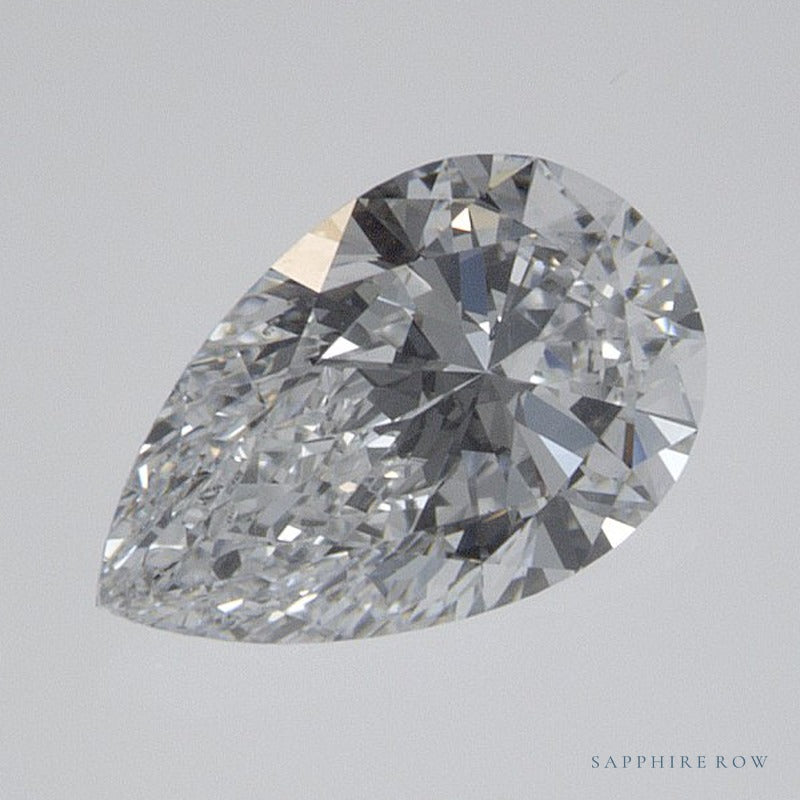 0.72 ct lab-grown diamond, pear cut | Sapphire Row · cut7