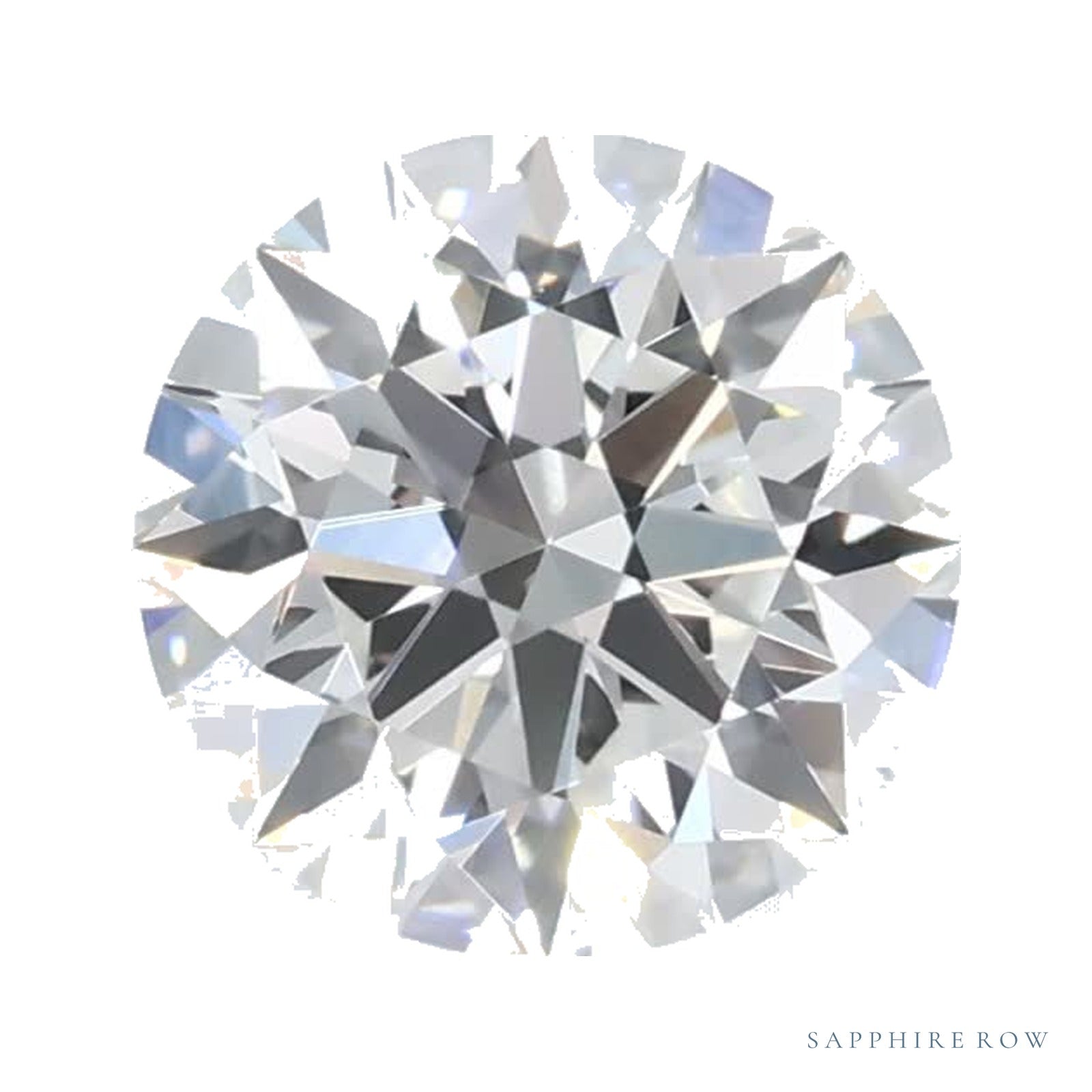0.72 ct Round Lab-Grown Diamond – F VVS2 — Sapphire Row · cut · cut3 · cut4