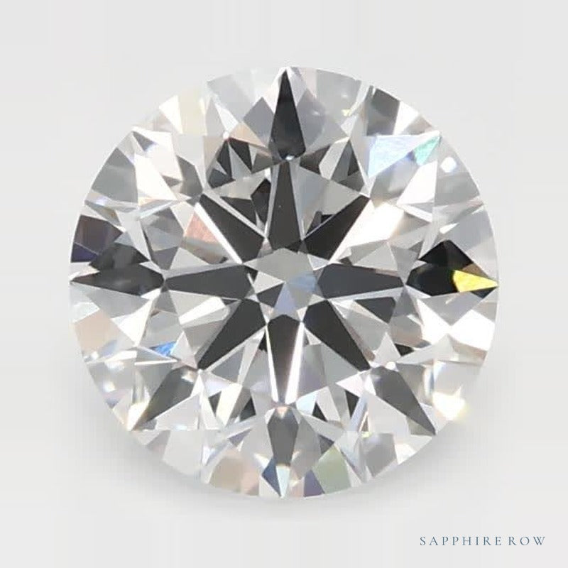 0.72 ct lab-grown diamond, round cut | Sapphire Row · cut6