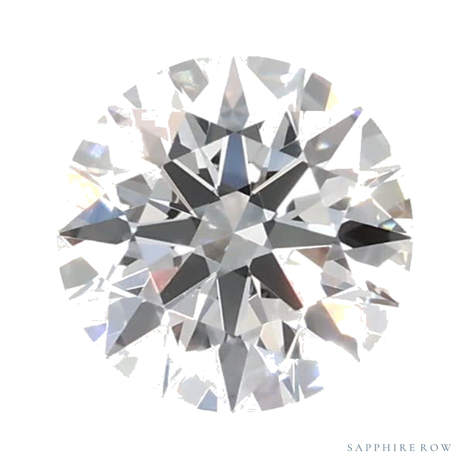 0.72 ct lab-grown diamond, round cut | Sapphire Row · cut4