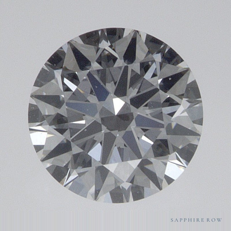 0.72 ct lab-grown diamond, round cut | Sapphire Row · cut6