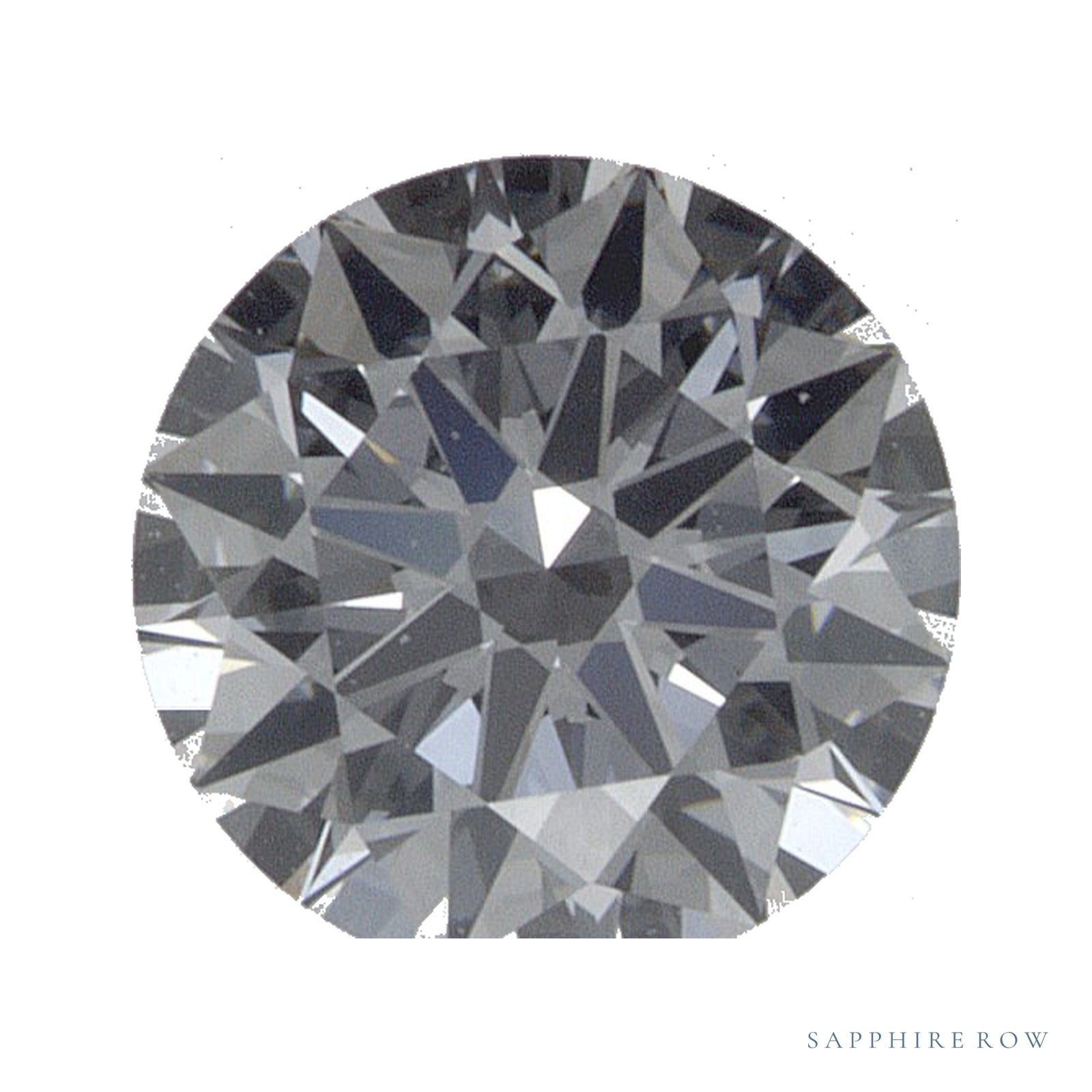 0.72 ct lab-grown diamond, round cut | Sapphire Row · cut4
